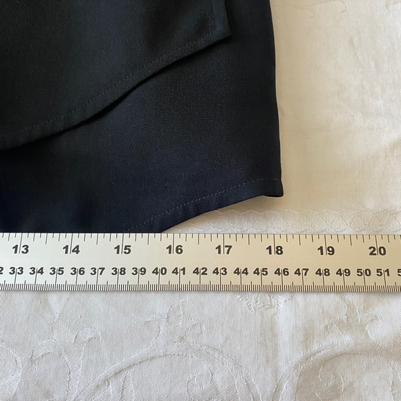 Abercrombie &‎ Fitch Women's Black Long Sleeve V-neck Romper Dress Size 6 - Picture 14 of 15